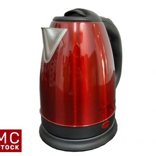 Royalty Line Electric Kettle 1.7 L in stainless steel Stylish kettle Water Boiler Red