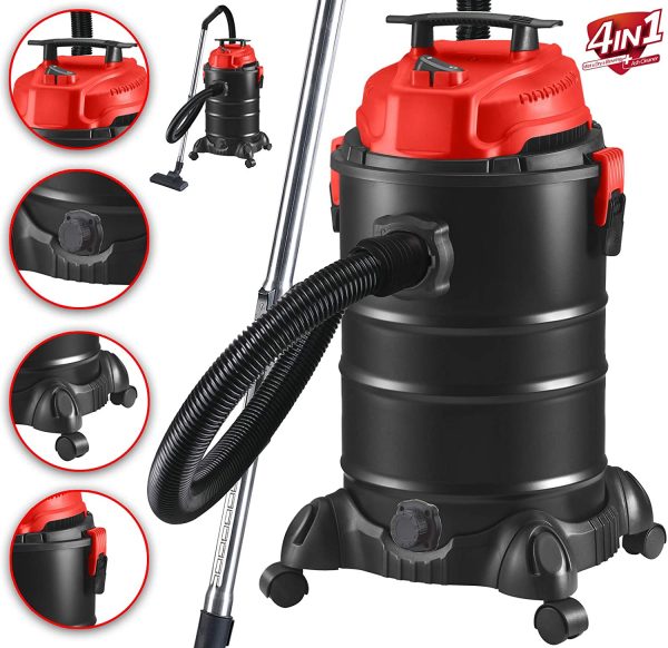 DMS 4 in 1 Industrial Vacuum Cleaner 1800 Watt Wet Vacuum Cleaner Ash Vacuum Cleaner Dry Vacuum Cleaner - Image 2
