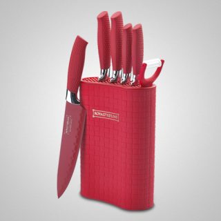 Royalty Line RL-6MSTK RED KNIFE SET