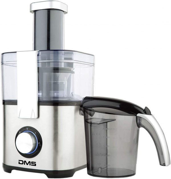 DMS® Electric XL Juicer for Fruit and Vegetables Stainless Steel Juicer with 1.3 Liter Juice Container 1000 W Fruit Press JR-2 - Image 2