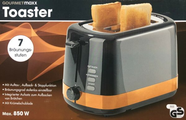 Gourmetmaxx Toaster 7 browning levels 800 watt - Image 2