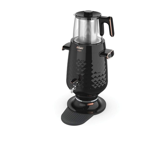 Arzum AR3083-B Ehlikeyf Samowar Samower, Tea Machine, Tea Maker, Plastic Black - Image 3