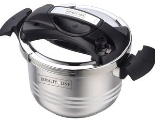 Royalty Line 6L Stainless Steel Pressure Cooker Induction Wide