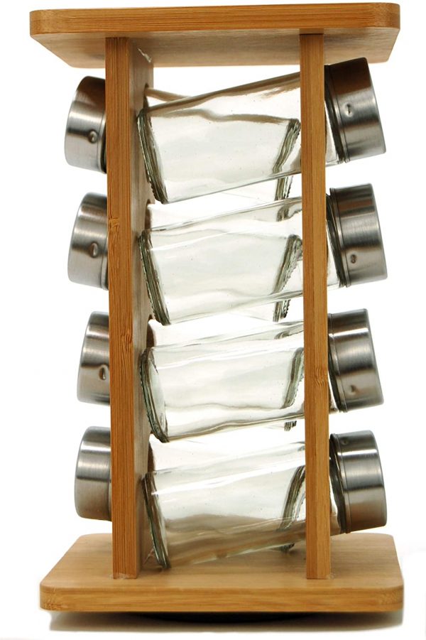 Ernesto Spices ; Jars Carousel Bamboo 9 Pieces - Image 3
