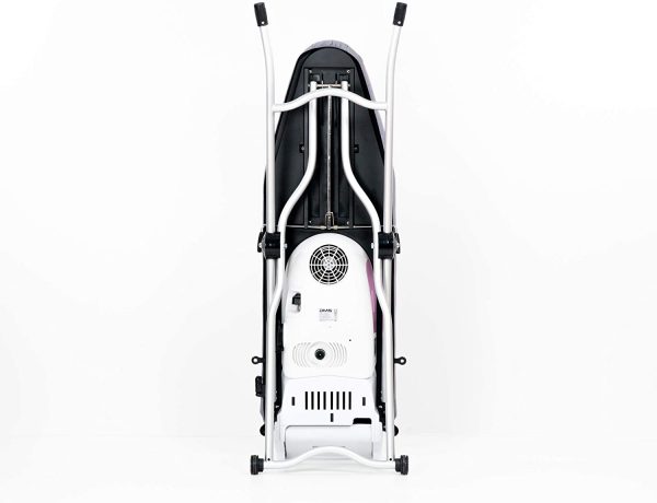 DMS KBS-2200 Steam Iron Station Steam Iron XL Steam Ironing System Complete Ironing System Steam Pressure 5.5 Bar, 2200 W, Ironing Board, Flat Iron, 1 Litre Water Tank Space Saving, with 2 Wheels - Image 3