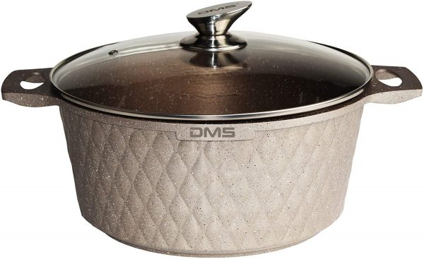 DMS® TSD5015 Induction Cookware Cooking Set Pots Soup Pot with Glass Lid 3 - Image 2