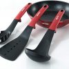 DMS® 15 Piece Induction Cookware Cooking Set - Pots Pans Set with Glass Lid Red - Image 6