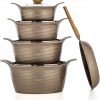 DMS TSK5016 16-Piece Induction Cookware Set Champagne - Image 4