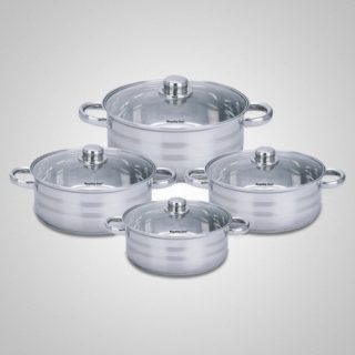 Royalty Line RL-SP7; Pan Set With Lid 8pcs