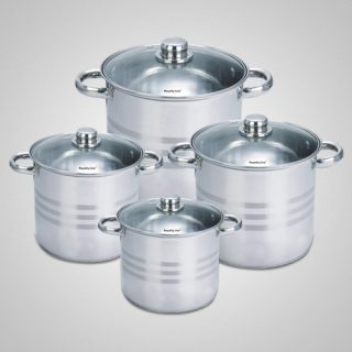 Royalty Line Deep Stainless Steel Pots Set RL- SP8