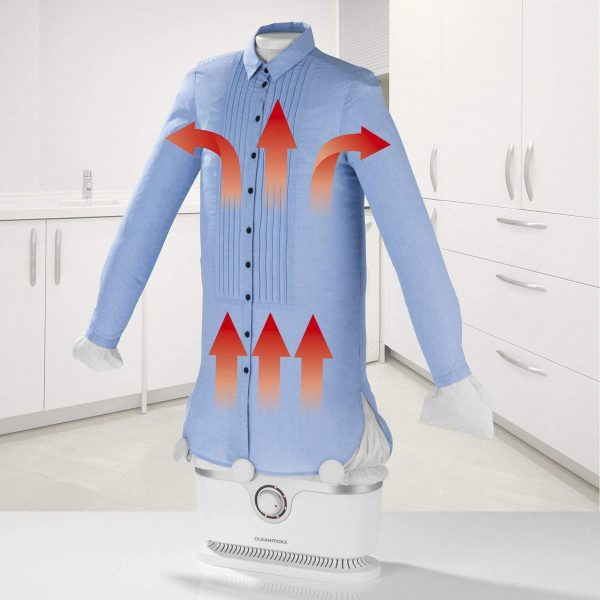 CLEANmaxx Ironing 1800 W Silver/White for Shirts, Blouses and Ironing Attachments for Trousers - Image 2