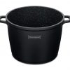 Royalty Line RL-AD24M Tall Cooking Pot Non-Stick Coating Wtih Glass Lid Induction Black 7L 24CM - Image 3