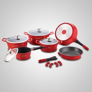 BURGUNDY - Cookset