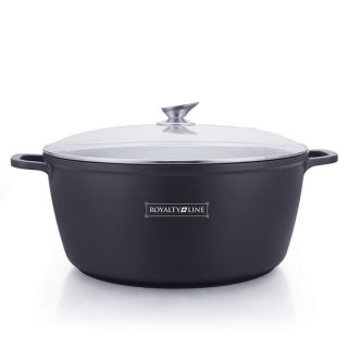 Royalty Line Pot 36CM  With Glass Lid