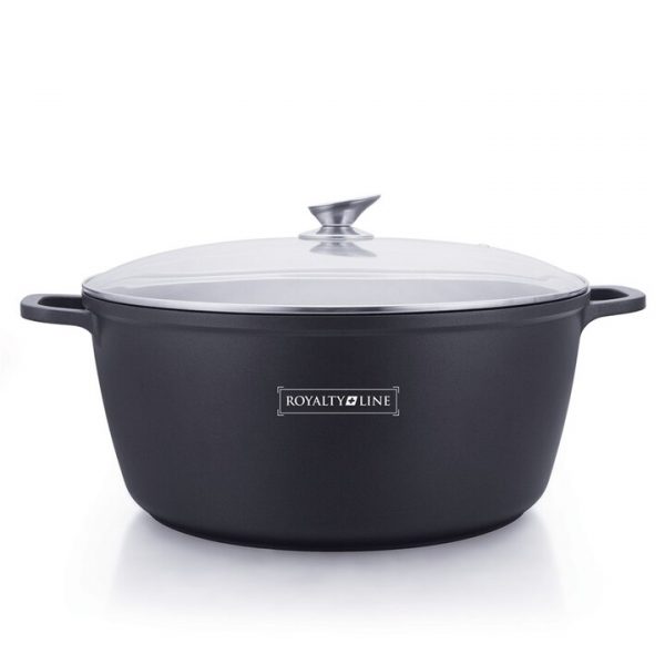 Royalty Line RL-BS44M; Large Pot With Marble Coating 44cm 24L