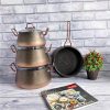 Cookware set O.M.S Collection Marble Coating, 7 pcs Bronze - Image 2