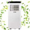 DMS 4 in 1 Mobile Air Conditioning Unit | Air Conditioning | Heater | Fan | Dehumidifier | Rooms up to 35 m² | Remote Control | 24 h Timer | Night Mode | 8000 BTU/h | 2000 Watts [Energy Class A]