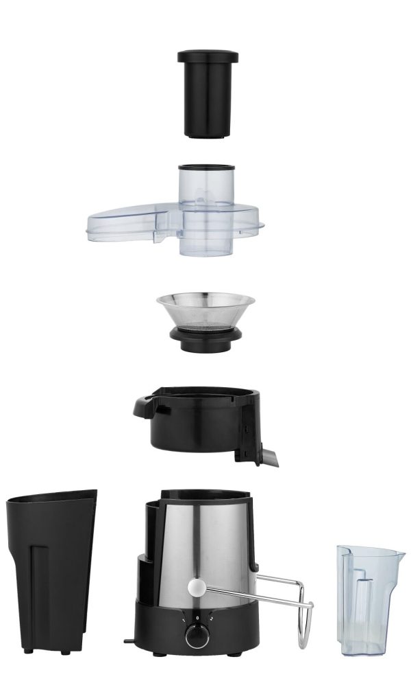 Herenthal - Power juicer - Juice extractor - Stainless steel - 850W - Image 3