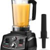 WantJoin Professional Blender, Countertop Blender ,Blender for kitchen Max 1800W High Power Home and Commercial Blender with Timer, Smoothie Maker 2200ml for Crushing Ice, Frozen Dessert, Soup,fish