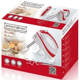 Royalty Line Electric Whisk, 5 Speeds – 300 W White
