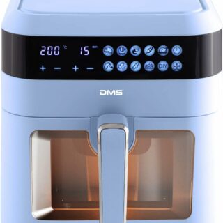DMS XXXL 7 Litre Hot Air Fryer, Deep Fryer, Oven, Hot Air Grill, Stove, Non-Fat and Without Oil, Including 10 Programs and Digital Touch Screen, 7...