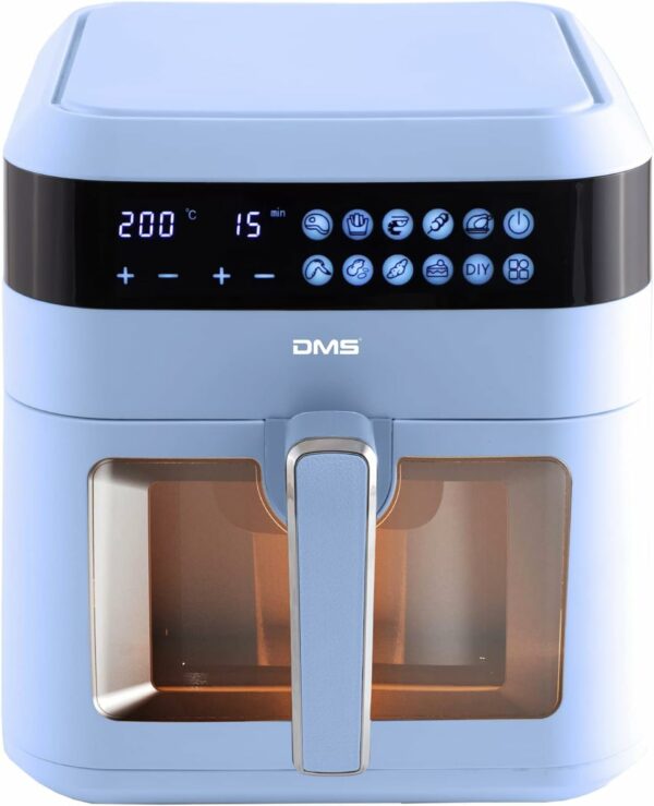DMS XXXL 7 Litre Hot Air Fryer, Deep Fryer, Oven, Hot Air Grill, Stove, Non-Fat and Without Oil, Including 10 Programs and Digital Touch Screen, 7... - Image 2